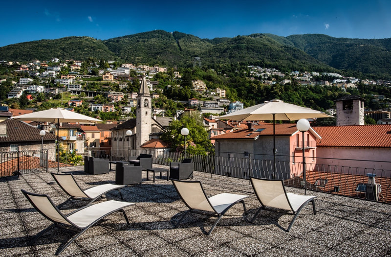 Panoramic Terraces at dell'Angelo in Locarno
